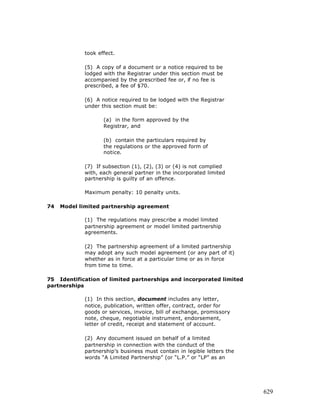 Free e book on limited liability partnership - 2005