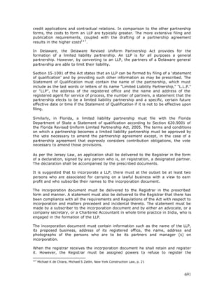 Free e book on limited liability partnership - 2005