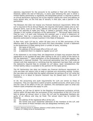 Free e book on limited liability partnership - 2005