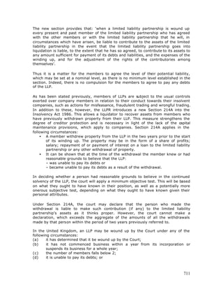 Free e book on limited liability partnership - 2005