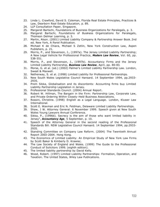 Free e book on limited liability partnership - 2005