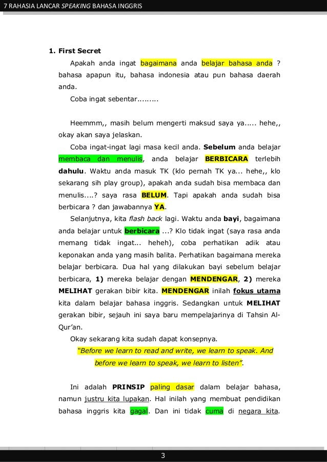 Belajar Bahasa Inggris Download Ebook Gratis 7 Rahasia Belajar Spea Belajar Bahasa Inggris Download Ebook Gratis 7 Rahasia Belajar Spea