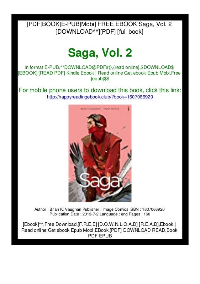 Free Ebook Saga Vol 2 Download Pdf