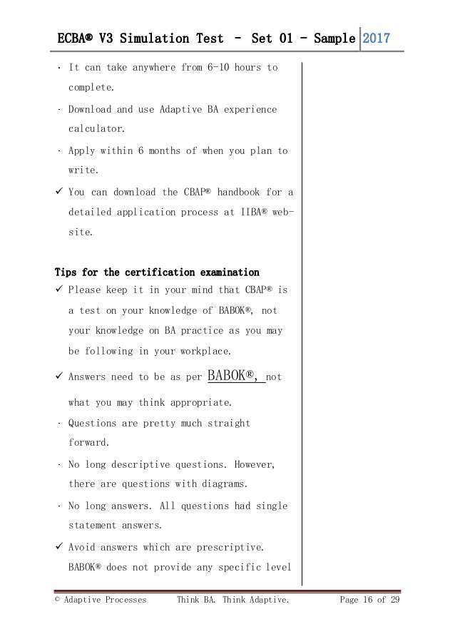 ECBA Lerntipps