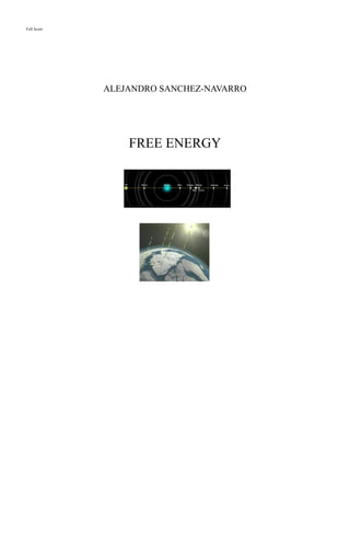 FREE ENERGY
ALEJANDRO SANCHEZ-NAVARRO
Full Score
 