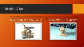 Earlier iDEAs
Robert Fludd's -1618 “Water Screw“ Taccola Wheel – 15th Century
11.
 