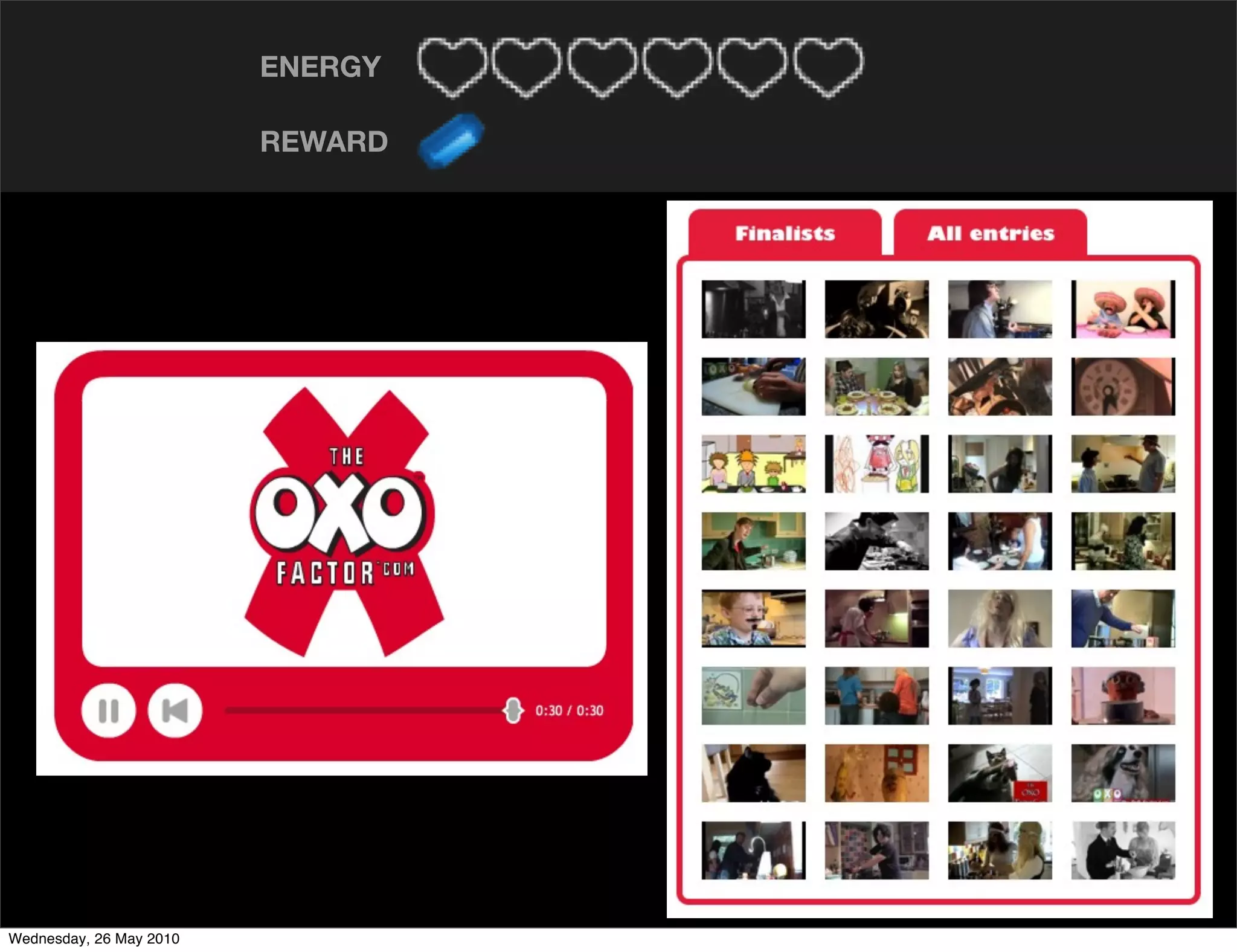 ENERGY

                         REWARD




Wednesday, 26 May 2010
 