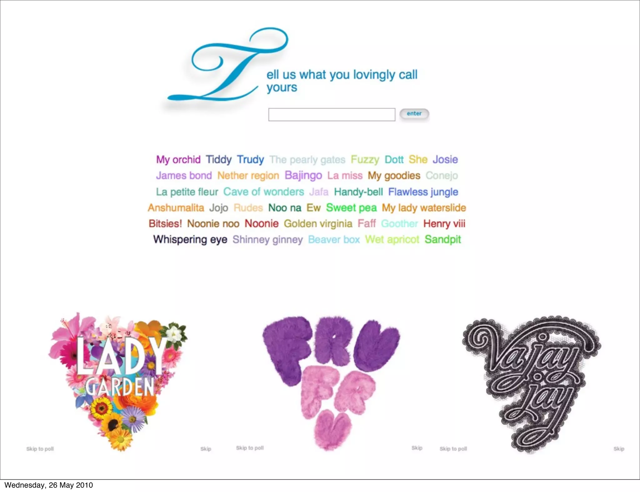 Wednesday, 26 May 2010
 