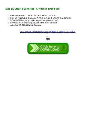 Free Epub A Witch In Time Ebook Pdf
