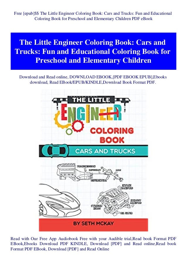 Download Free Epub The Little Engineer Coloring Book Cars And Trucks Fun A