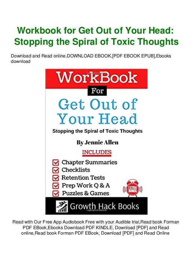 Free Epub Workbook For Get Out Of Your Head Stopping The Spiral O Free Epub Workbook For Get Out Of Your Head Stopping The Spiral O
