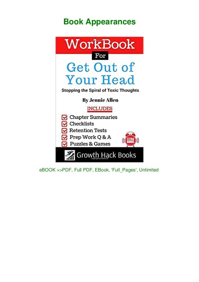 Free Epub Workbook For Get Out Of Your Head Stopping The Spiral O Free Epub Workbook For Get Out Of Your Head Stopping The Spiral O