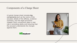Free Example of Charge Sheet, Charge Sheet Sample | PPTX