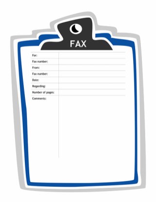 Free fax cover sheet template
