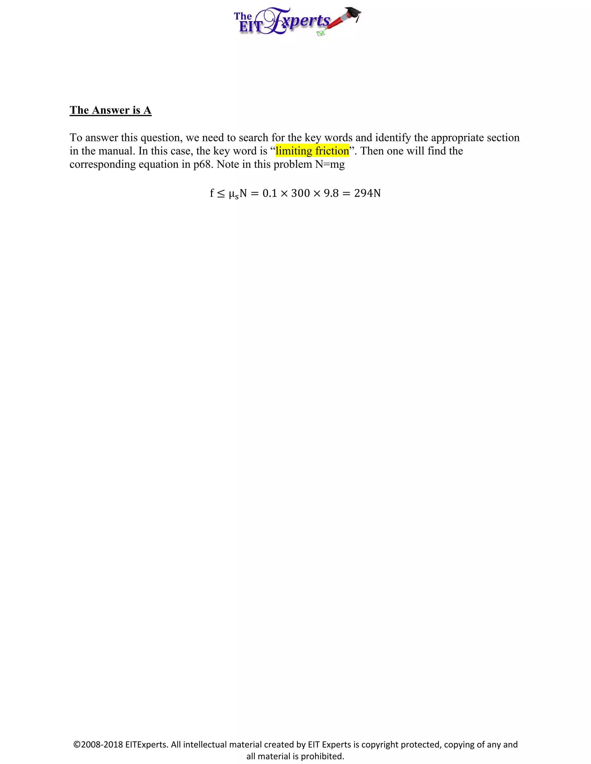 Free FE practice problems | PDF | Physics | Science