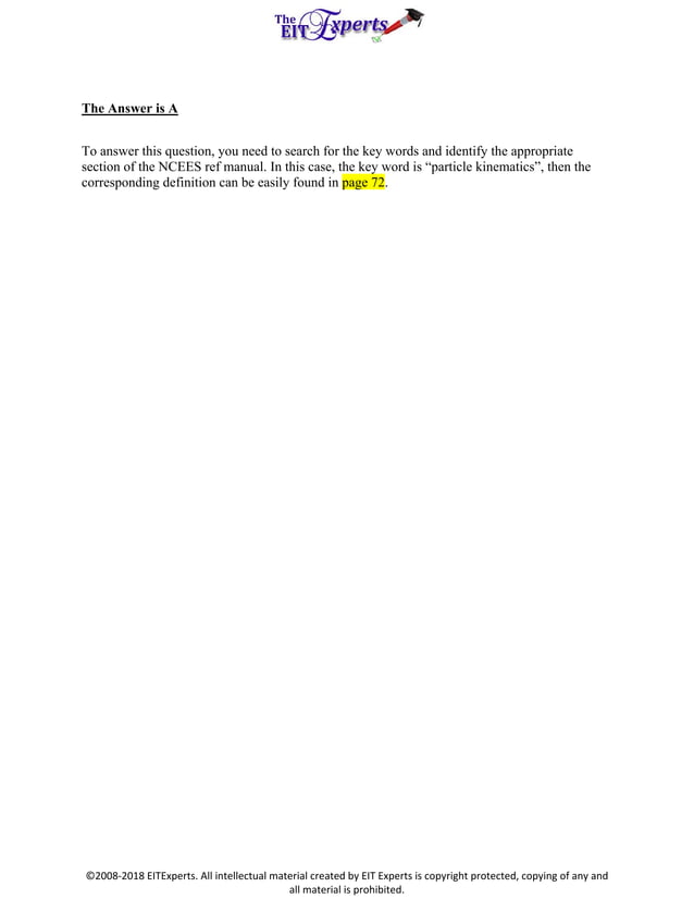 Free FE practice problems | PDF | Physics | Science