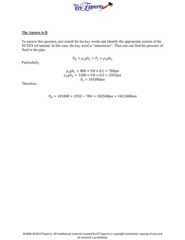 Free FE practice problems | PDF | Physics | Science