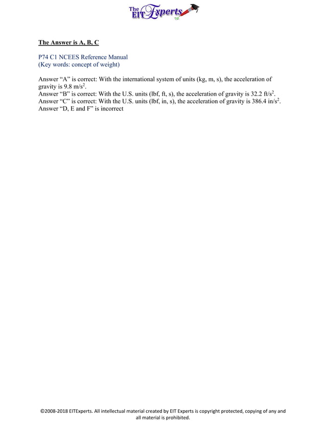 Free FE practice problems | PDF