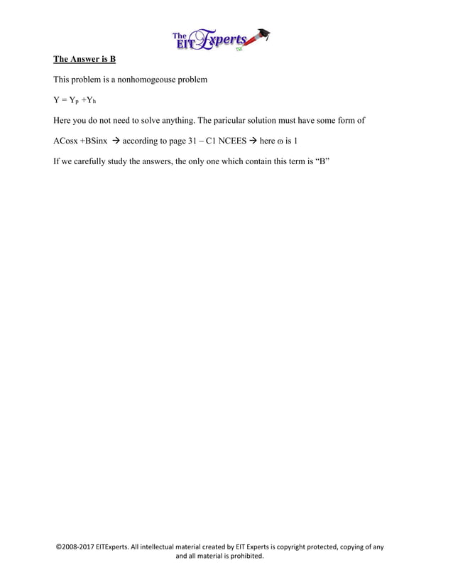 Free FE practice problems | PDF