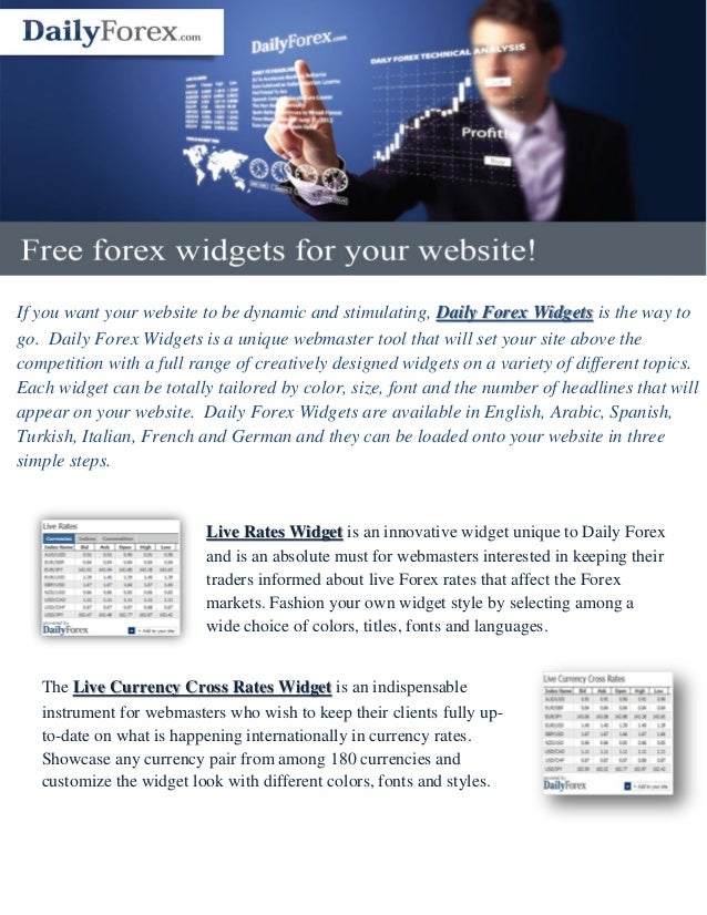 Forex news widget website