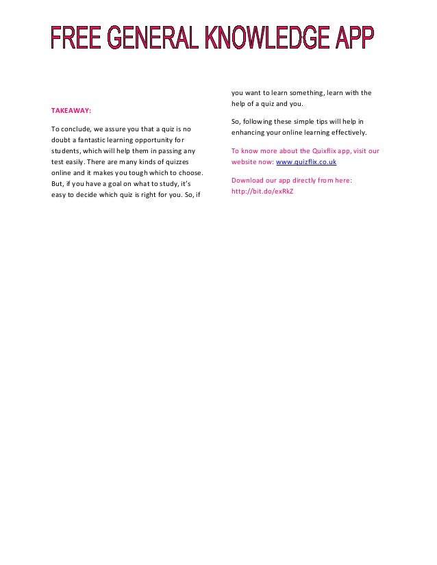 general knowledge test with answers