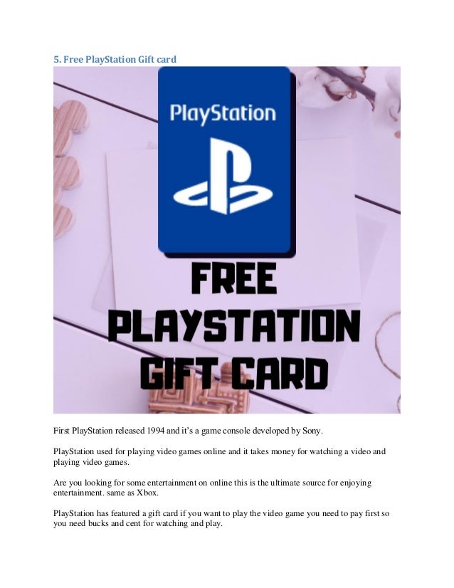 How To Get Free Playstation Gift Cards No Human Verification How To Get Free Playstation Gift Cards No Human Verification