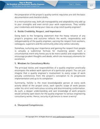 © Copyright 2016: All Rights Reserved. www.qualityengineersguide.com
17
 