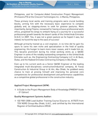 © Copyright 2016: All Rights Reserved. www.qualityengineersguide.com
3


 