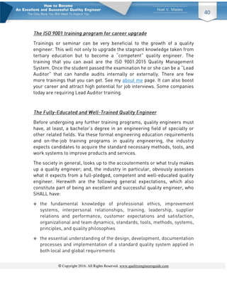 © Copyright 2016: All Rights Reserved. www.qualityengineersguide.com
40


 