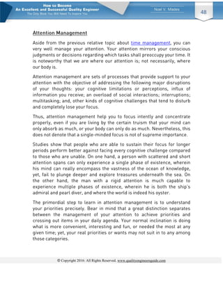 © Copyright 2016: All Rights Reserved. www.qualityengineersguide.com
48
 