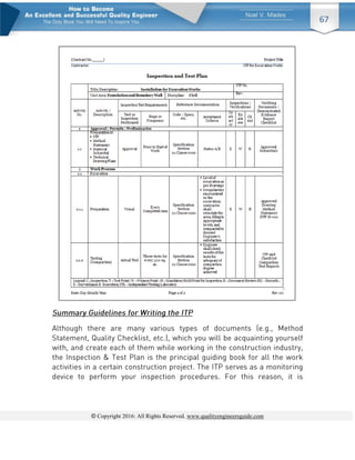 © Copyright 2016: All Rights Reserved. www.qualityengineersguide.com
67
 