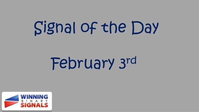 Free Gold Signals Results For February 3rd Best Forex Signals Pro - 