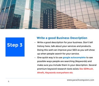 Free google my business listing guide | PDF