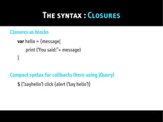 Sugar Presentation - YULHackers March 2009