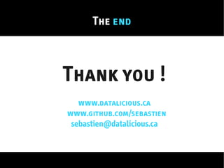 Sugar Presentation - YULHackers March 2009