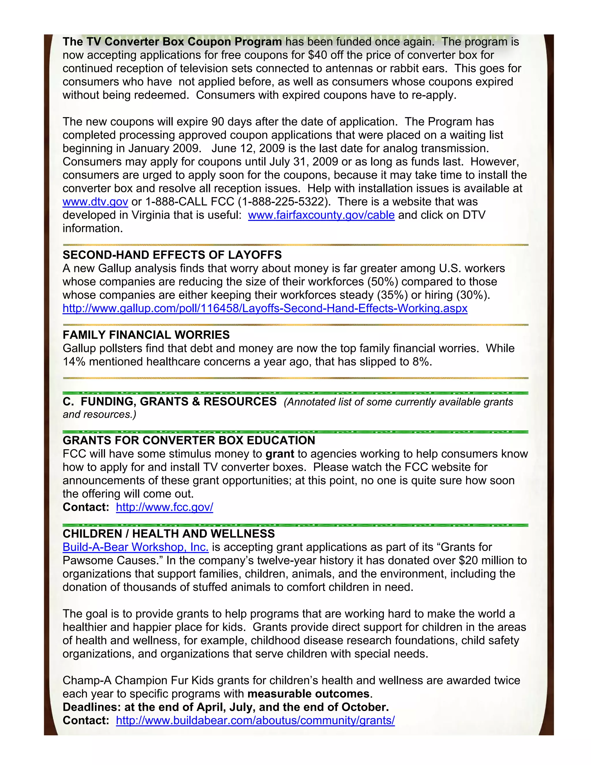 Free Help for Non Profits