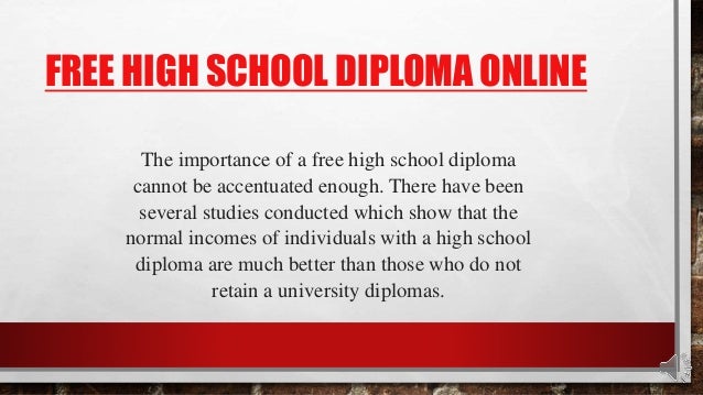 High School Diploma Online Free For Adults High School Diploma Online Free For Adults