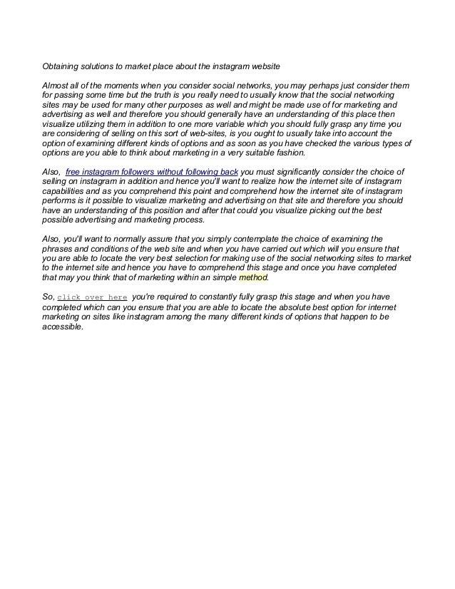 free instagram followers without following back obtaining solutions to market place about the instagram website almost all of the moments when you - free instagram followers without following them back