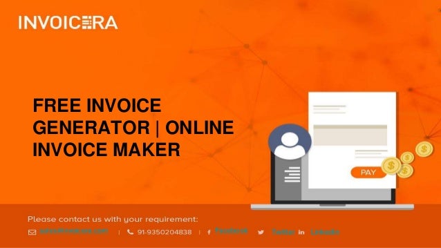 how to generate online invoice invoice generator