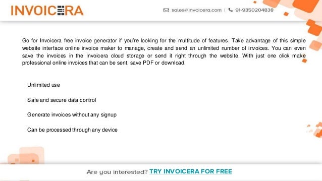 how to generate online invoice invoice generator