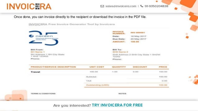 how to generate online invoice invoice generator