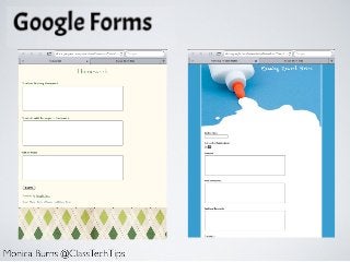 Google forms
Monica Burns @ClassTechTips
 