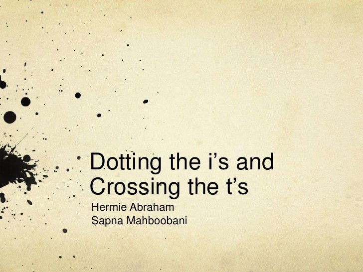 Freelance campto dotting the is and crossing the ts Freelance campto dotting the is and crossing the ts