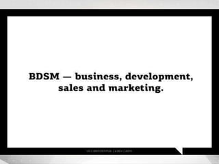Вместо эпиграфа
Я умею кодить.
Весь маркетинг и продажи пусть на себя
возьмет инвестор!
 