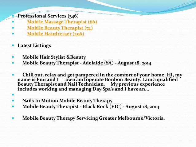 Mobile Hairdresser