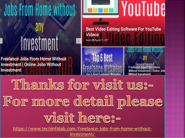 Freelance Jobs From Home Without Investment