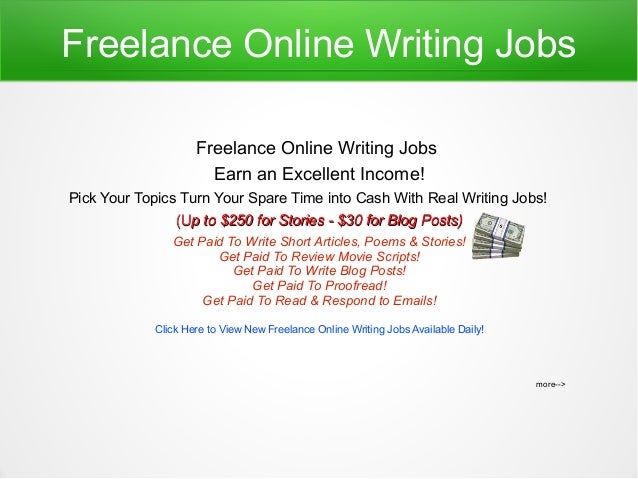 15 Online Gold Mines For Finding Paid Freelance Writing Jobs