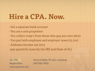 WCBHAM: Running your Freelance Business