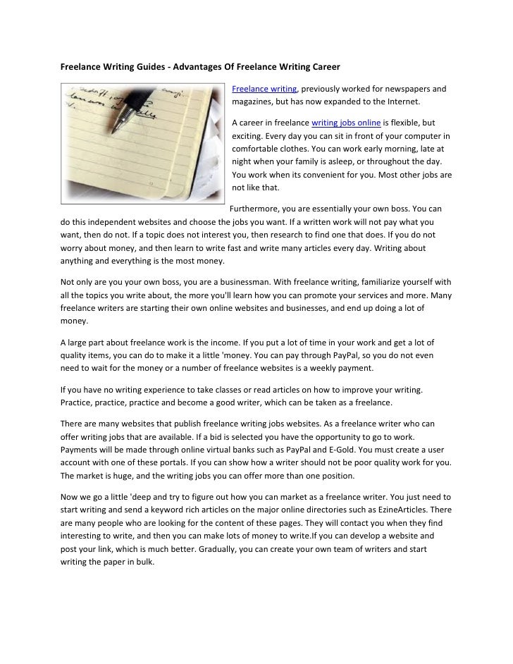 Freelance Writing Guides Advantages Of Freelance Writing Career Freelance Writing Guides Advantages Of Freelance Writing Career