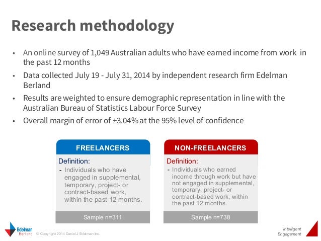 Freelancing In Australia A National Survey Of The New Workforce Freelancing In Australia A National Survey Of The New Workforce